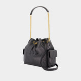 Charlie Shoulder Bag - Tory Burch - Leather - Black