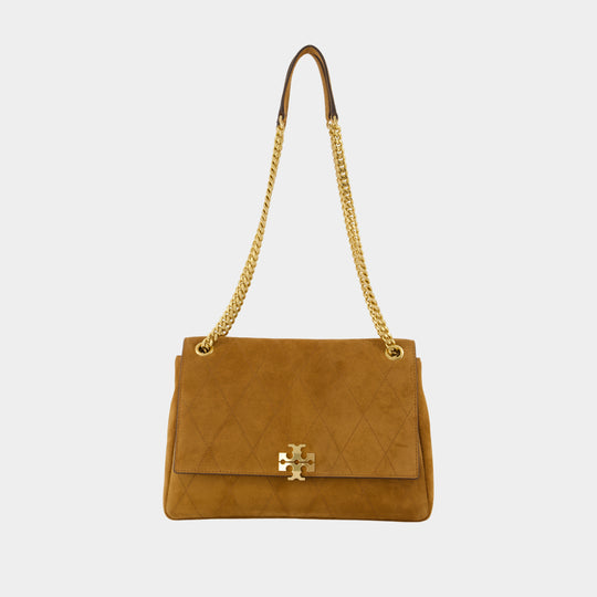 Charlie Shoulder Bag - Tory Burch - Leather - Brown