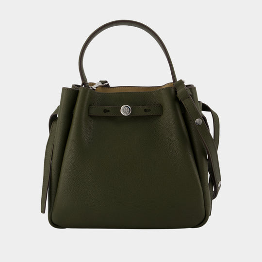 Romy Bucket Purse - Tory Burch - Leather - Green
