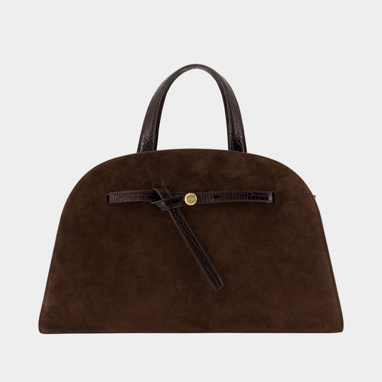 Romy Bauletto Purse - Tory Burch - Leather - Brown