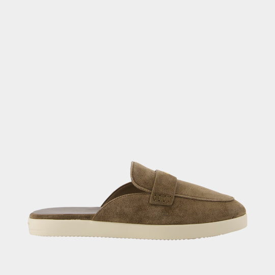 Ballet Sport Mules - Tory Burch - Leather - Brown