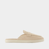 Ballet Sport Mules - Tory Burch - Leather - Beige