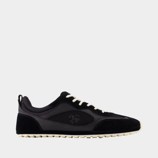 Field Sneakers - Tory Burch - Leather - Black