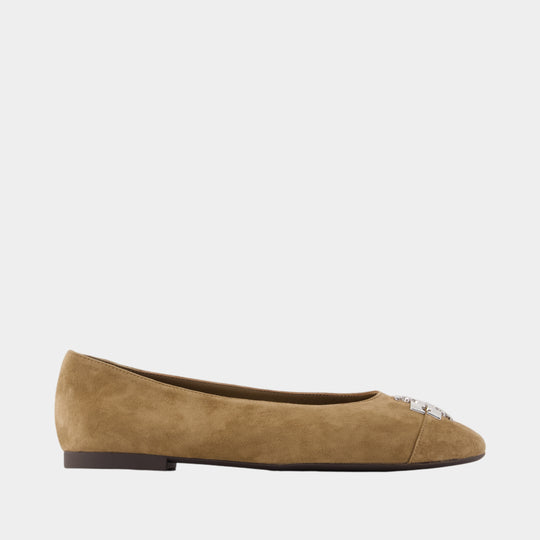 Charlie Ballerinas - Tory Burch - Leather - Brown