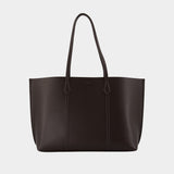 Perry Shopper Bag - Tory Burch - Leather - Brown