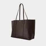 Perry Shopper Bag - Tory Burch - Leather - Brown