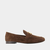 Charlie Loafers - Tory Burch - Leather - Brown