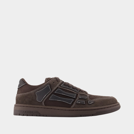 Skel Top Low Sneakers - Amiri - Leather - Brown