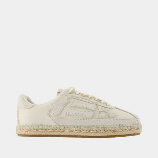 Canvas Pacific Bones Sneakers - Amiri - Canvas - Beige