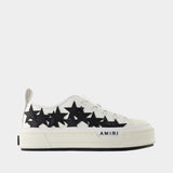 Stars Court Low Sneakers - Amiri - Cotton - White/Black