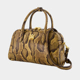 Python Ma Bowling Purse - Amiri - Leather - Brown
