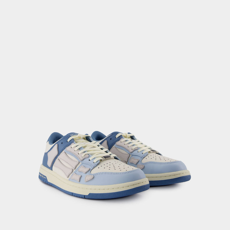 スニーカー AMIRI Tow-Tone Leather Skel Sneakers Two-Tone Skel Top Low Sneakers - Amiri - Leather - Blue/White