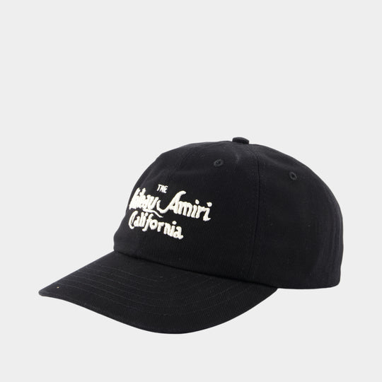 Chateau Dad Cap - Amiri - Cotton - Black
