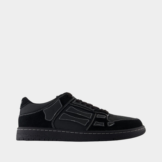 Skel Top Low Sneakers - Amiri - Leather - Black