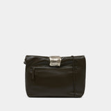 Cuff Clutch - Staud - Leather - Brown