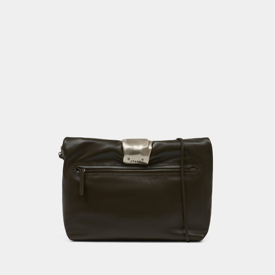 Cuff Clutch - Staud - Leather - Brown