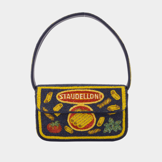 Tommy Beaded Shoulder Bag - Staud - Synthetic - Multicolor