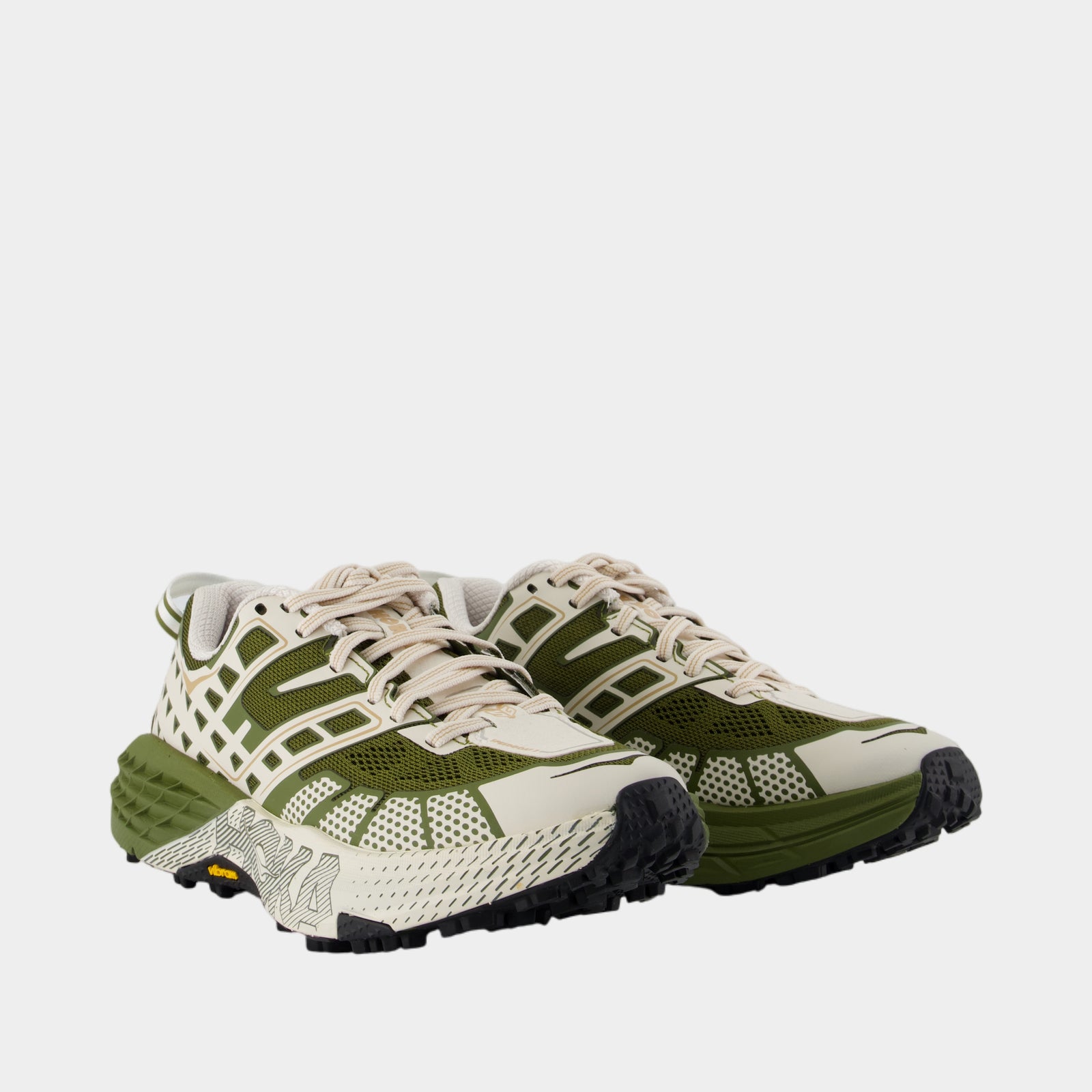 Size 6.5 Men - Hoka One One HOKA U Speedgoat 2 Moss Green Hoka U Speedgoat 2 | Moss Green/Rose Cream | Canoe Club main image 2