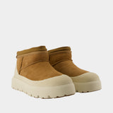 Cl Ultra Mini Weather Hybrid Ankle Boots - UGG - Leather - Brown