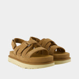 Goldenstar Gleam Sandals - UGG - Leather - Brown