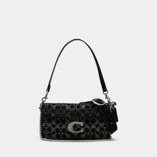 Signature C Tabby 26 Shoulder Bag - Coach - Leather - Black