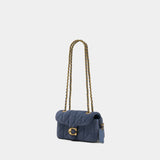 Tabby Chain 20 Shoulder Bag - Coach - Leather - Blue
