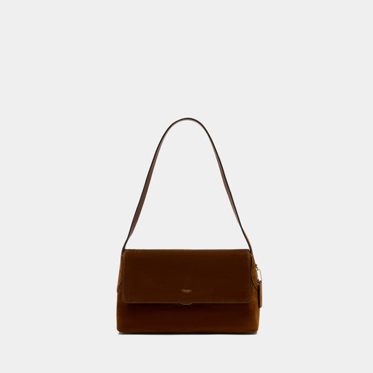 Ny Flap Sm Shoulder Bag - Coach - Leather - Brown