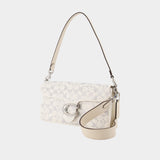 Soft Crystal Tabby 26 Shoulder Bag - Coach - Leather - Beige