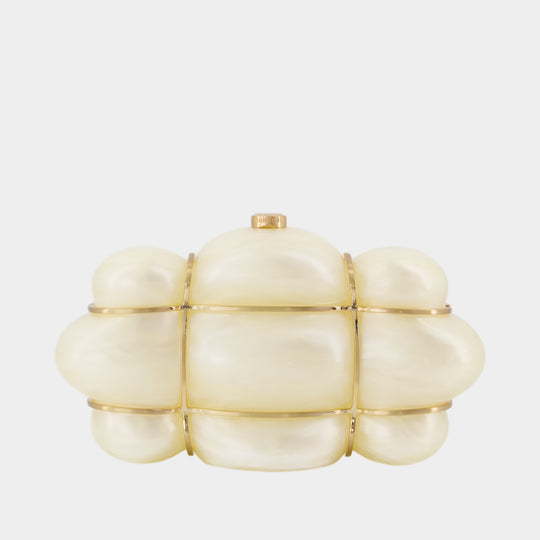 Bolla Clutch - Cult Gaia - Acrylic - Ivory