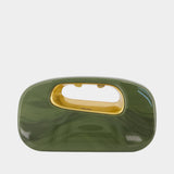 Amara Clutch - Cult Gaia - Acrylic - Green