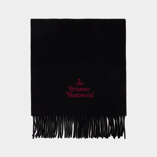 30x180 Scarf - Vivienne Westwood - Wool - Black