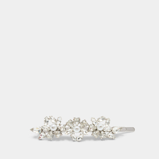 Heartbloom hair clips - Simone Rocha - Crystal - Ivory