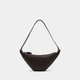 Western Studs Medium Croissant Bag - Lemaire - Leather - Brown