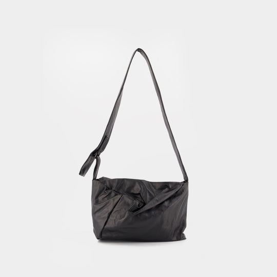 Puff  S Shoulder Bag - YOHJI YAMAMOTO - Leather - Black