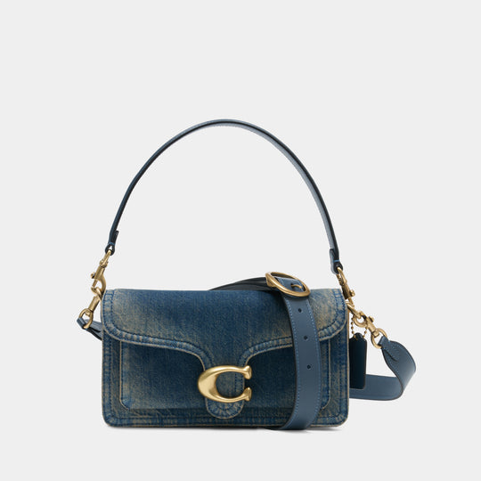 Tabby 26 Shoulder Bag - Coach - Cotton - Blue