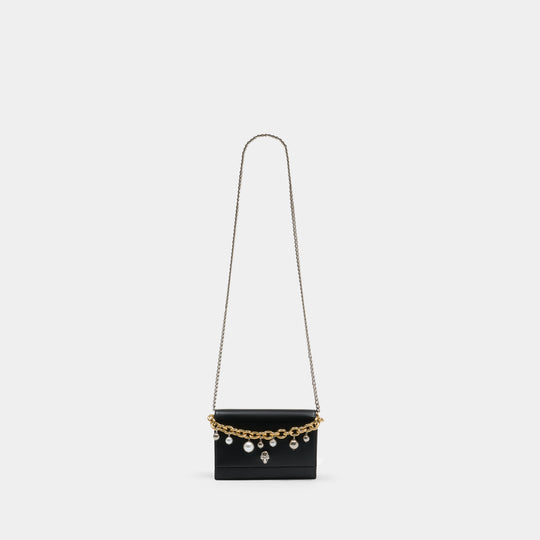 Small Skull Crossbody - Alexander McQueen - Leather - Black