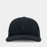 Quota Ami De Coeur Cap - AMI Paris - Cotton - Black