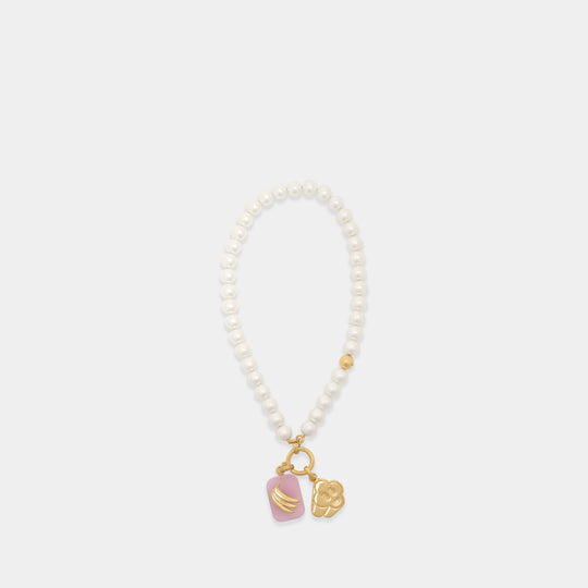 Icon Pearl Necklace - Casablanca - Metal - Multicolor