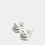 Solid Orb Earrings - Vivienne Westwood - Metal - Silver