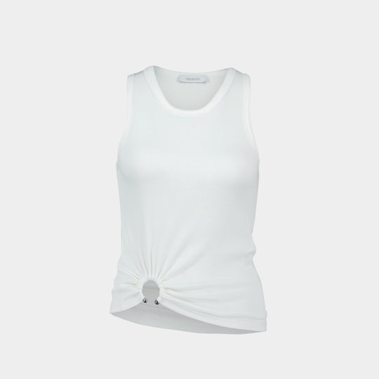 T-Shirt - Rabanne - Cotton - White