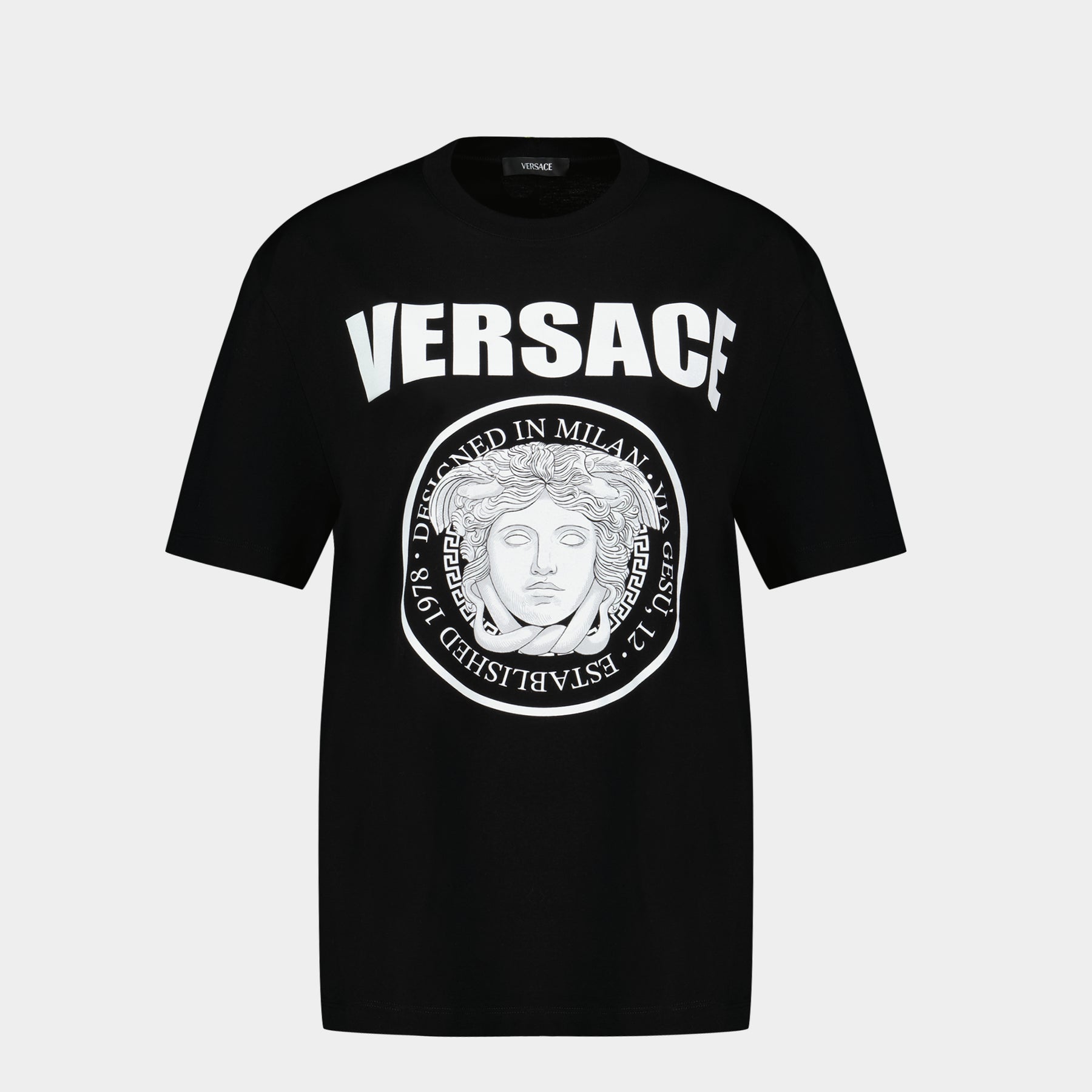 関税送料込◆VERSACE◆1978 リエディション ロゴ Tシャツ 90_1012545-