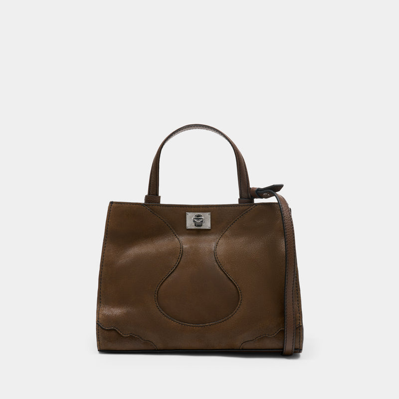 Jack Nano Shopper Bag - Zadig & Voltaire - Leather - Brown
