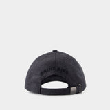 Jeremy Baseball Cap - ANINE BING - Wool - Grey