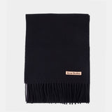 Scarf - Acne Studios - Wool - Black