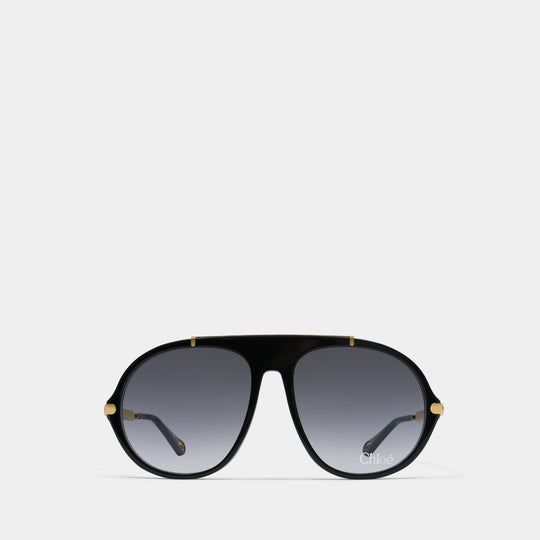 Ch0357s Sunglasses - Chloé - Acetate - Black