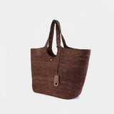 Lili Shoulder Bag - ANINE BING - Raffia - Brown