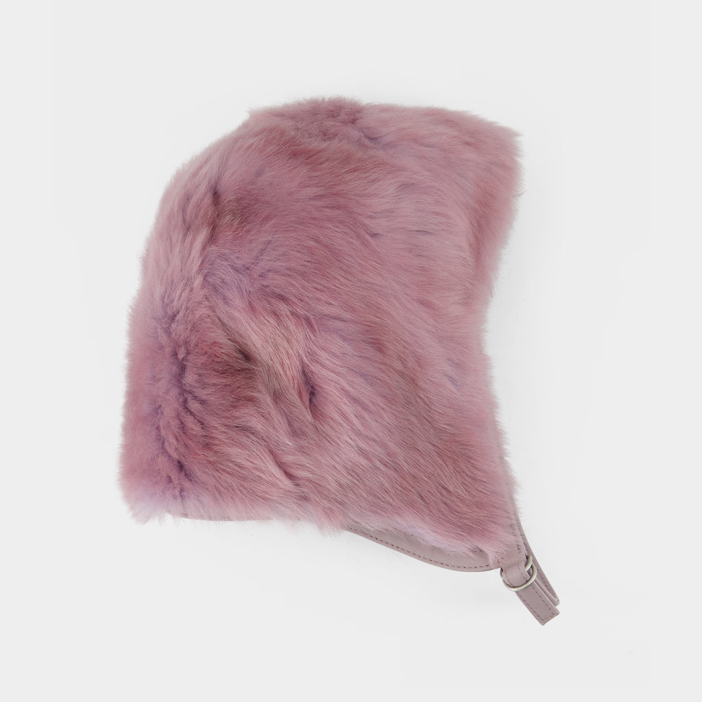 Cap - Acne Studios - Synthetic - Pink Pink Distressed Cap by Acne Studios on Sale main image 3