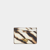 Bou Zebra Card Holder - Ganni - Synthetic - Ivory