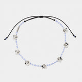 Daisy Beaded Station Necklace - Marc Jacobs - Metal - Silver