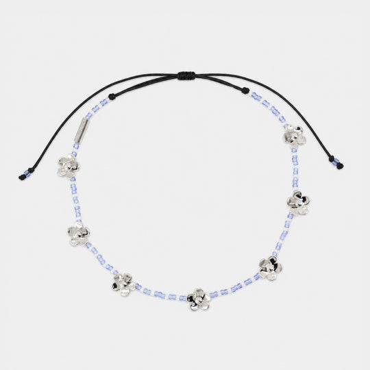 Daisy Beaded Station Necklace - Marc Jacobs - Metal - Silver